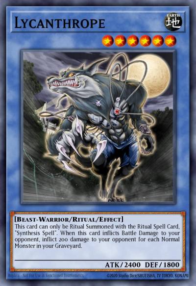Lycanthrope Common STON-EN032 Strike of Neos Yugioh card