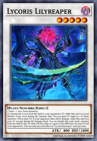 Lycoris Lilyreaper Common DOOD-EN087 Doom of Dimensions Yugioh card