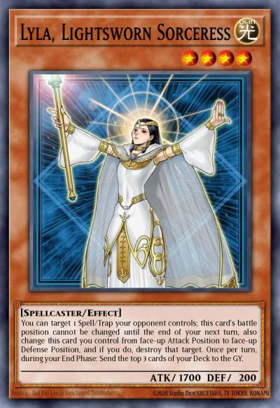 Lyla Lightsworn Sorceress Common BLC1-EN055 Battles of Legend Chapter 1 Yugioh card