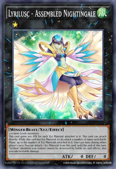 Lyrilusc - Assembled Nightingale Rare LED8-EN045 Legendary Duelists Synchro Storm Yugioh card