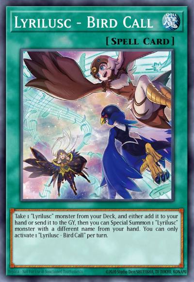 Lyrilusc - Bird Call Ultra Rare LED8-EN039 Legendary Duelists Synchro Storm Yugioh card