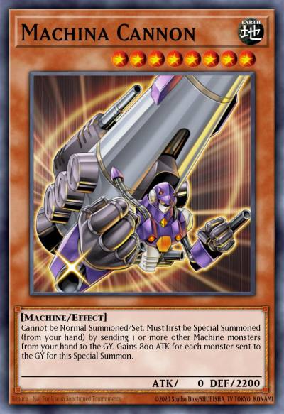 Machina Cannon Super Rare PRC1-EN011 Premium Collection Tin Yugioh card