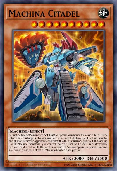 Machina Citadel Ultra Rare SR10-EN001 Structure Deck Mechanized Madness Yugioh card