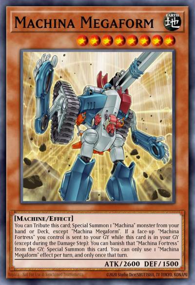 Machina Megaform Common SR10-EN008 Structure Deck Mechanized Madness Yugioh card