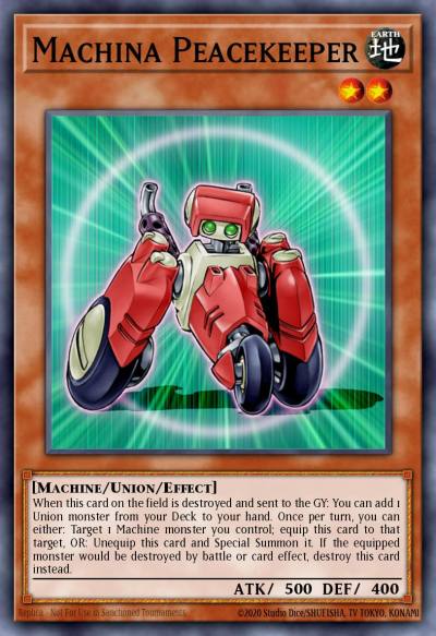 Machina Peacekeeper Super Rare SDMM-EN003 Machina Mayhem Structure Deck Yugioh card