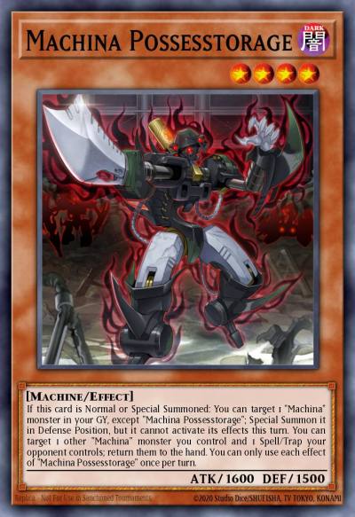 Machina Possesstorage Ultra Rare SR10-EN040 Structure Deck Mechanized Madness Yugioh card