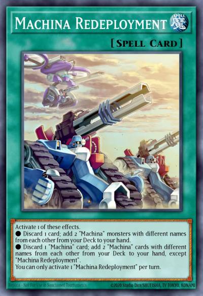 Machina Redeployment Super Rare SR10-EN023 Structure Deck Mechanized Madness Yugioh card