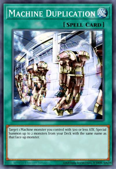 Machine Duplication Rare AMDE-EN054 Amazing Defenders Yugioh card
