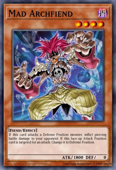 Mad Archfiend Common YS15-END06 2-Player Starter Deck Yuya & Declan Yugioh card