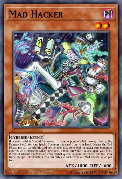 Mad Hacker Common BACH-EN030 Battle of Chaos Yugioh card