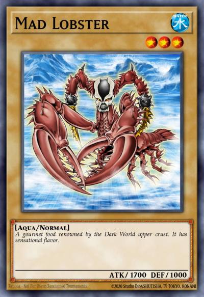 Mad Lobster Common CRV-EN003 Cybernetic Revolution Yugioh card