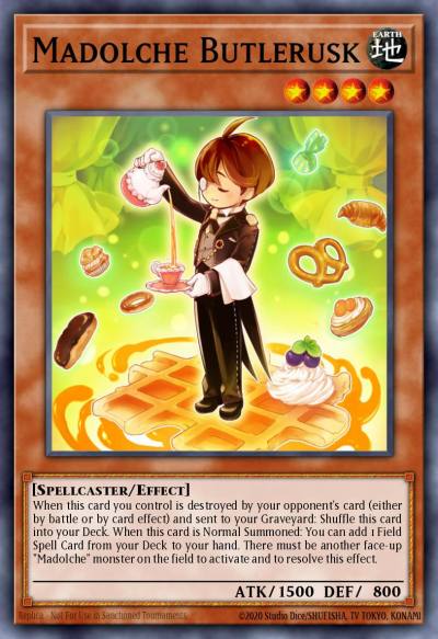 Madolche Butlerusk Common REDU-EN025 Return of the Duelist Yugioh card