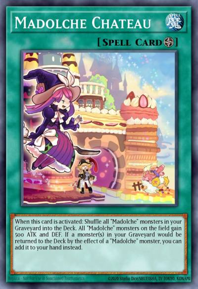 Madolche Chateau Ultra Rare GFTP-EN117 Ghosts From the Past Yugioh card