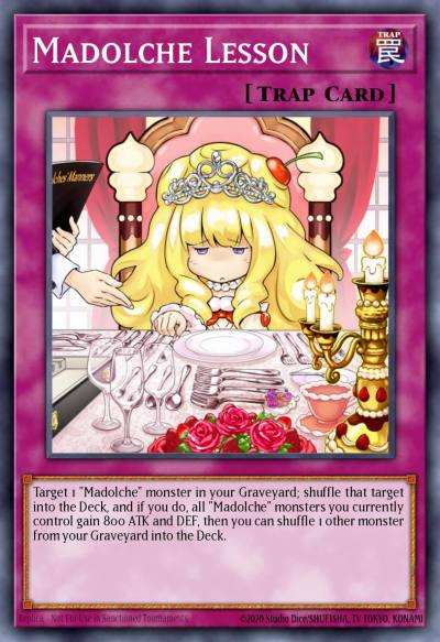Madolche Lesson Common REDU-EN070 Return of the Duelist Yugioh card