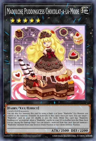 Madolche Puddingcess Chocolat-a-la-Mode Ultra Rare CROS-EN051 Crossed Souls Yugioh card