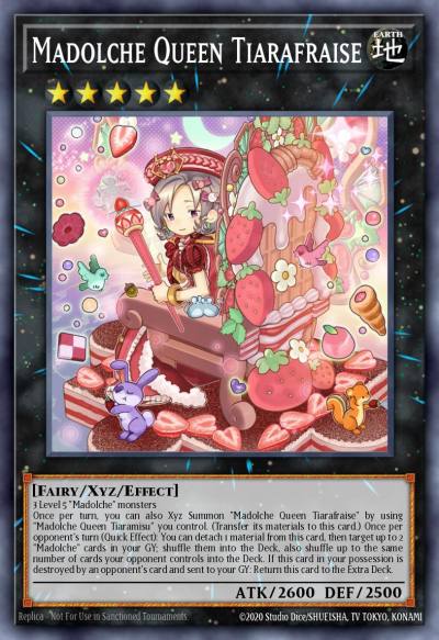 Madolche Queen Tiarafraise Ultra Rare MP25-EN222 2025 Mega-Pack Tin Yugioh card