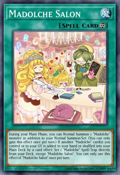 Madolche Salon Ultra Rare ETCO-EN064 Eternity Code Yugioh card