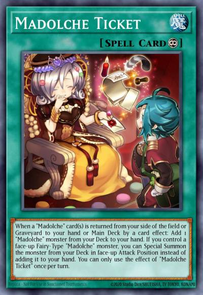 Madolche Ticket Common ABYR-EN061 Abyss Rising Yugioh card