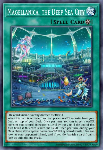 Magellanica the Deep Sea City Common MP21-EN141 2021 Tin of Ancient Battles Yugioh card