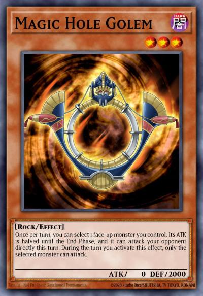 Magic Hole Golem Common ABPF-EN008 Absolute Powerforce Yugioh card