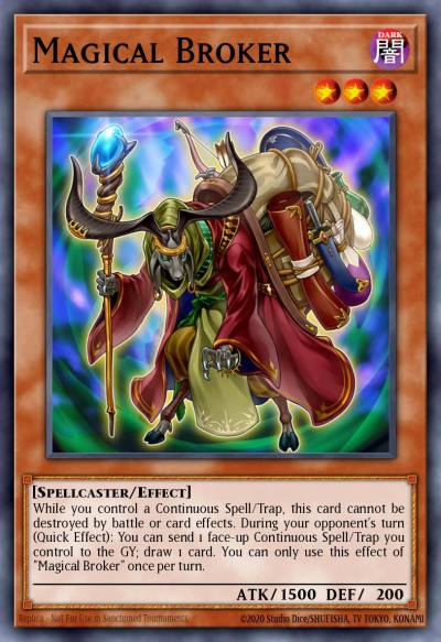 Magical Broker Common STAX-EN039 2-Player Starter Set Yugioh card