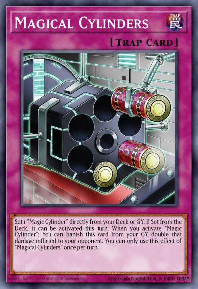Magical Cylinders Super Rare MP22-EN226 2022 Tin of the Pharaohs Gods Yugioh card