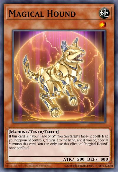 Magical Hound Super Rare MP21-EN063 2021 Tin of Ancient Battles Yugioh card