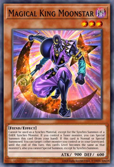Magical King Moonstar Gold Secret Rare PGL3-EN004 Premium Gold Infinite Gold Yugioh card