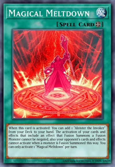 Magical Meltdown Secret Rare FUEN-EN034 Fusion Enforcers Yugioh card
