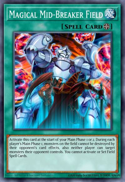 Magical Mid-Breaker Field Common MP17-EN106 2017 Mega-Tin Mega Pack Yugioh card