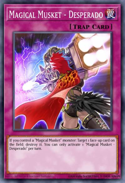 Magical Musket - Desperado Super Rare SPWA-EN025 Spirit Warriors Yugioh card