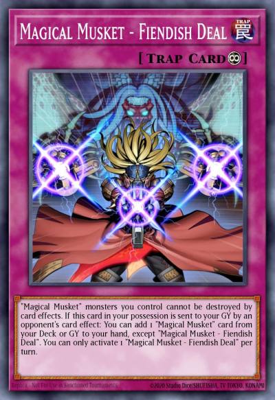 Magical Musket - Fiendish Deal Super Rare SPWA-EN027 Spirit Warriors Yugioh card