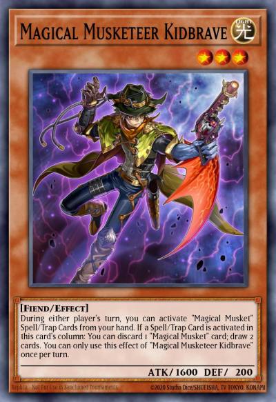 Magical Musketeer Kidbrave Super Rare SPWA-EN018 Spirit Warriors Yugioh card