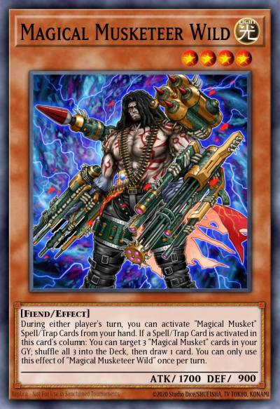 Magical Musketeer Wild Super Rare SPWA-EN021 Spirit Warriors Yugioh card