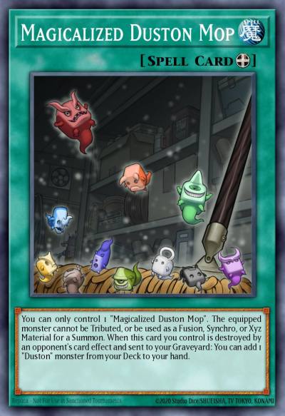 Magicalized Duston Mop Short Print SHSP-EN069 Shadow Specters Yugioh card