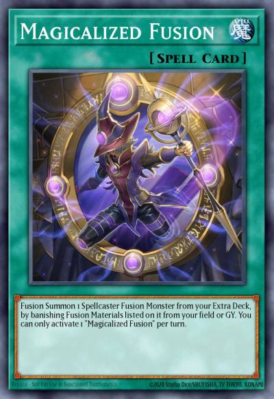 Magicalized Fusion Prismatic Secret Rare MP20-EN245 2020 Tin of Lost Memories Mega Pack Yugioh card