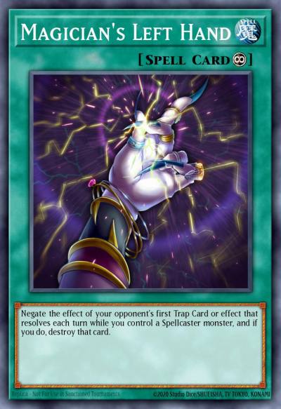 Magicians Left Hand Common MP18-EN013 2018 Mega-Tin Mega Pack Yugioh card
