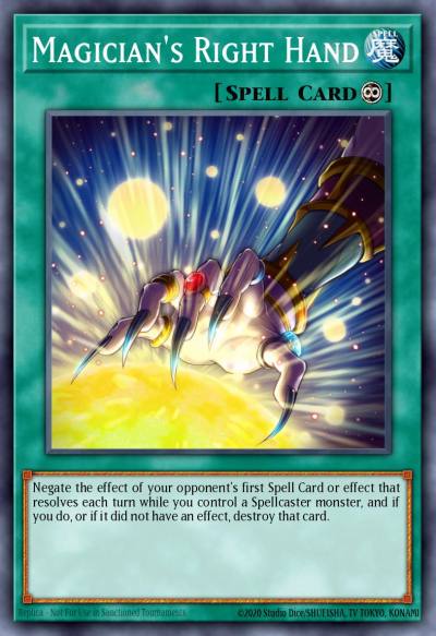 Magicians Right Hand Common MP18-EN012 2018 Mega-Tin Mega Pack Yugioh card
