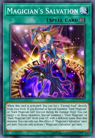 Magicians Salvation Ultra Rare MP21-EN256 2021 Tin of Ancient Battles Yugioh card