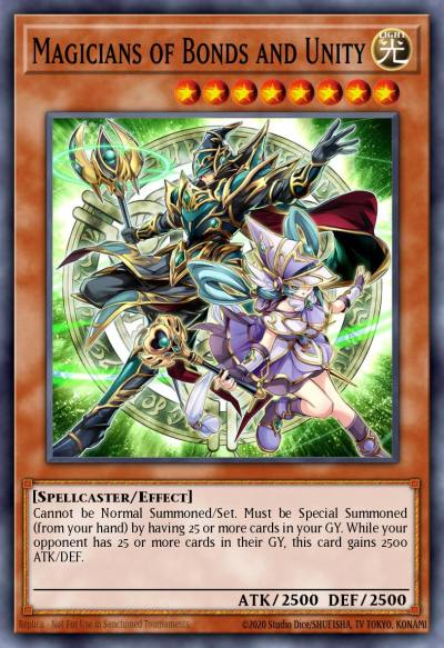 Magicians of Bonds and Unity Quarter Century Secret Rare AGOV-EN000 Age of Overlord Yugioh card