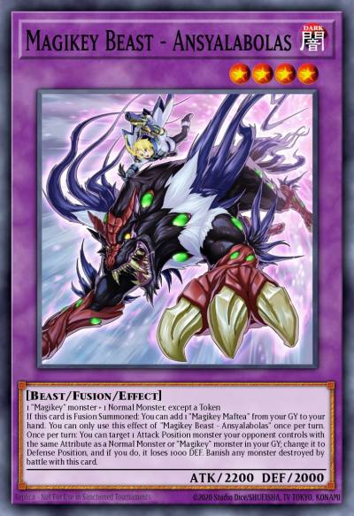 Magikey Beast - Ansyalabolas Common MP22-EN143 2022 Tin of the Pharaohs Gods Yugioh card