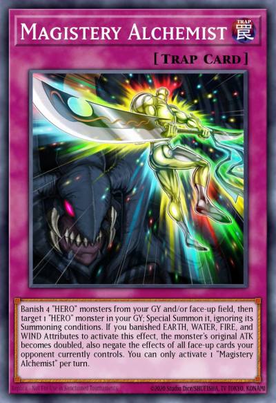 Magistery Alchemist Super Rare LED6-EN016 Legendary Duelists Magical Hero Yugioh card