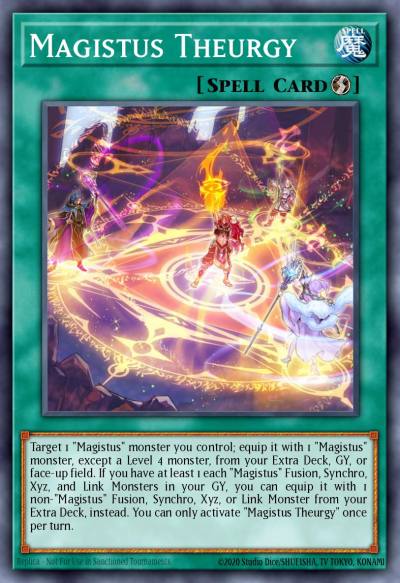 Magistus Theurgy Rare GEIM-EN010 Genesis Impact Yugioh card