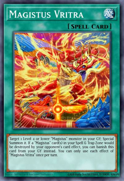 Magistus Vritra Rare GEIM-EN012 Genesis Impact Yugioh card