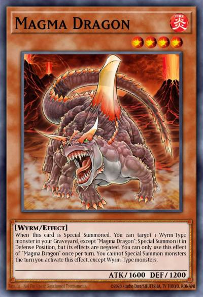 Magma Dragon Common MP16-EN016 2016 Mega-Tin Mega Pack Yugioh card