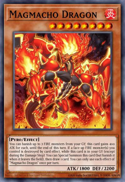 Magmacho Dragon Common MP25-EN307 2025 Mega-Pack Tin Yugioh card