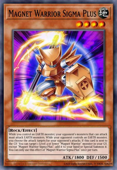 Magnet Warrior Sigma Plus Common BPRO-EN005 Burst Protocol Yugioh card