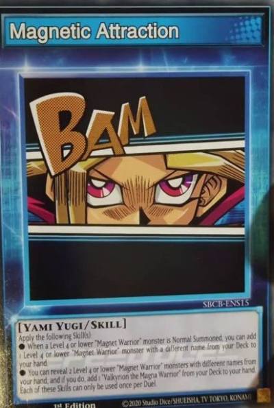 Magnetic Attraction Common SBCB-ENS15 Speed Duel Battle City Box Yugioh card