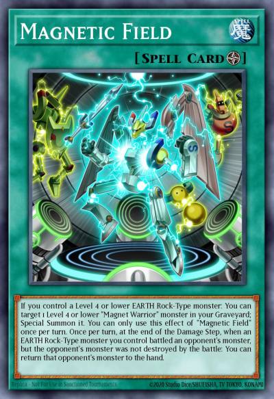 Magnetic Field Super Rare STP4-EN013 Speed Duel Tournament Pack 4 Yugioh card