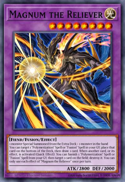 Magnum the Reliever Super Rare DUNE-EN036 Duelist Nexus Yugioh card